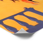 Athens, Griechenland Vintage Travel Poster (Ecke)