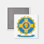 Athens, Griechenland Wappen Magnet (Vorderseite/Rückseite)