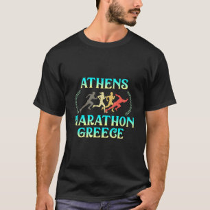Athens Marathon Griechenland Running Training Acro T-Shirt