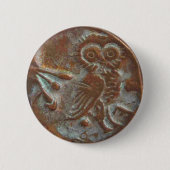 Athens Owl Button (Vorderseite)