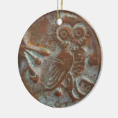 Athens Owl Keramik Ornament (Links)