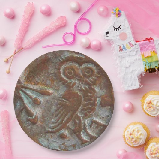 Athens Owl Pappteller (Party)