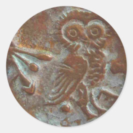 Athens Owl Sticker