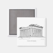 Athens Parthenon 2 Magnet (Vorderseite/Rückseite)
