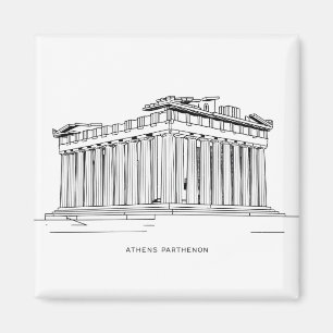 Athens Parthenon 2 Magnet
