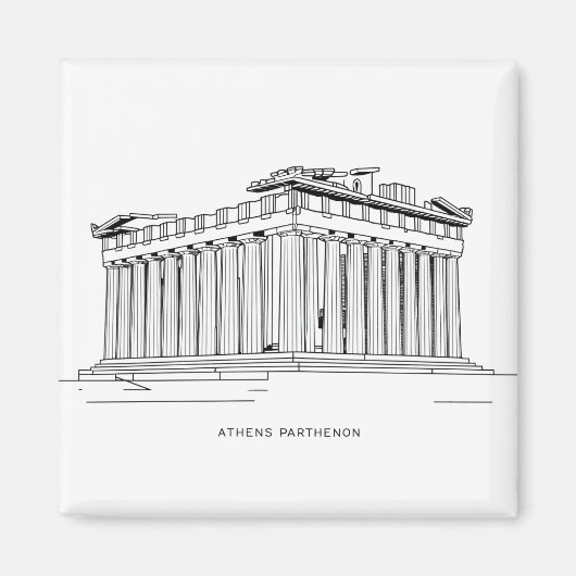 Athens Parthenon 2 Magnet (Vorne)