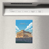 Athens Parthenon Magnet (In Situ (Geschirrspüler))