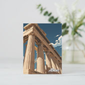 Athens Parthenon Postkarte (Stehend Vorderseite)