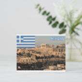 Athens Postkarte (Stehend Vorderseite)