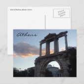 Athens Postkarte (Vorne/Hinten)