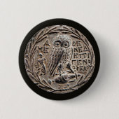 Athens Silver Tetradrachm Button (Vorderseite)