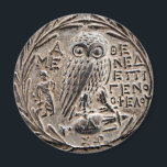 Athens Silver Tetradrachm Magnet<br><div class="desc">Amphora mit Eule umkreist von einem Kranz von Oliven-Blätter.</div>
