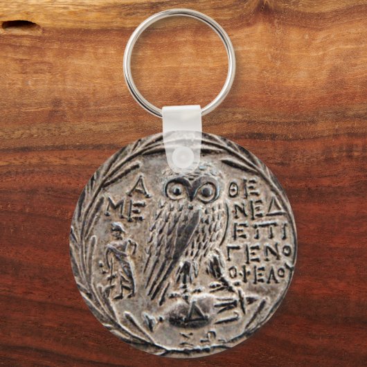 Athens Silver Tetradrachm Schlüsselanhänger (Vorderseite)