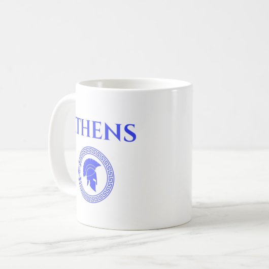 Athens Spartan Kaffeetasse (Vorderseite Links)