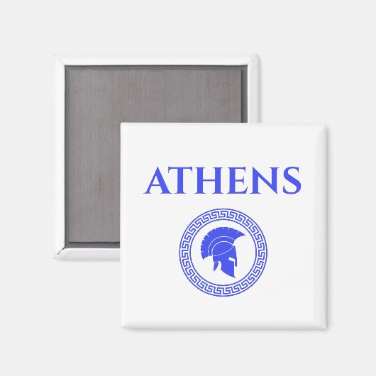 Athens Spartan Magnet (Vorderseite/Rückseite)