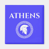 Athens Spartan Magnet (Vorne)