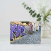 Athens Street Art Postcard Postkarte (Stehend Vorderseite)