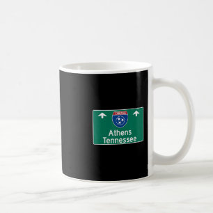 Athens Tennessee Interstate Highway Urlaubsandenke Kaffeetasse