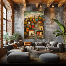 Athens: The Cradle of Civilization - Whimsical Art