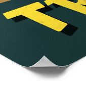 Athens Vintage Reiseplakat Poster (Ecke)