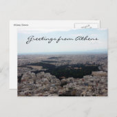Athens Vista Grüße Postkarte (Vorne/Hinten)