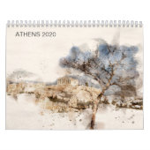 ATHENS WATERCOLORS CALENDAR KALENDER (Titelbild)