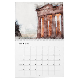 ATHENS WATERCOLORS CALENDAR KALENDER