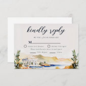Athens Wedding RSVP | Griechenland - Skyline (Vorne/Hinten)