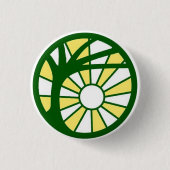 Atheopagan Symbol-Knopf Button (Vorderseite)