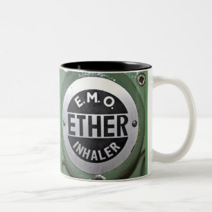 ÄTHER-INHALATOR-KAFFEE-TASSE ZWEIFARBIGE TASSE