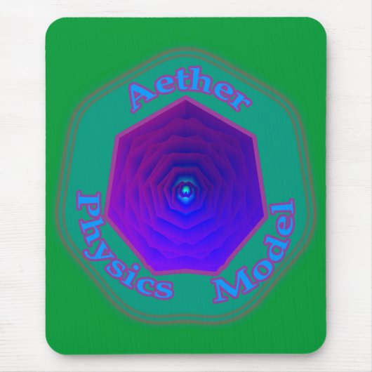 Äther-Physik-Modell-Mausunterlage 2 Mousepad (Vorne)