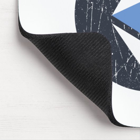 äthereum Symbol grunge Kryptowährungsgeld Mousepad (Ecke)