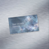 Ätherisch Abstrakt floral Moderne Geometrie Magnetische Visitenkarte (Beispiel)