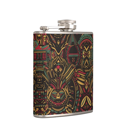 Ätherisch blaue "kosmische Verriegelung" Mystical Flachmann (Rechts)