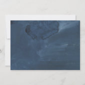 ätherisch | Einladung der Dusche mit Indigo und Bl (Rückseite)