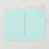 Ätherisch Elegante Schönheit im Pastellglanz Postkarte (Rückseite)