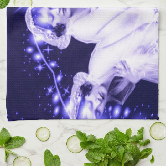 ätherisch geschirrtuch (Gefaltet)