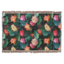 Ätherisch rosa Lotus Blume, Jugendstil Inspiriert