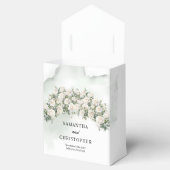 Ätherisch-weiße Rosenkranzgewächse Goldhochzeit Geschenkschachtel (Geöffnet)