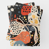 Ätherische Abstraktionen: Mesmerisierendes Muster Geschenkpapier Set (Beispiel)