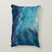 Ätherische aquatische Meerjungfrau Schönheit in ti Dekokissen (Rückseite(Vertikal))