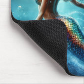 Ätherische aquatische Meerjungfrau Schönheit in ti Mousepad (Ecke)