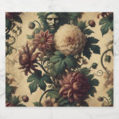 ätherische Bedrohung - gotisches botanisches Desig Bierflaschenetikett (Einzelnes Label)