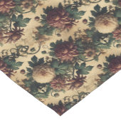 ätherische Bedrohung - gotisches botanisches Desig Kurzer Tischläufer (Ecke)