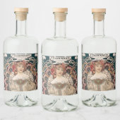 ätherische Bilanz Alkoholflaschenetikett (Flaschen)