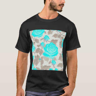 Ätherische Blaue Geisterrose V1 T-Shirt