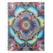 Ätherische Blüte: Abstrakte Strahlung Notizblock (Vorderseite)