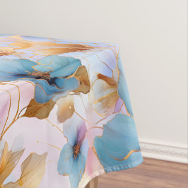 Ätherische Blüten in weichen Pastellen Alkohol Tin Tischdecke