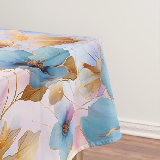 Ätherische Blüten in weichen Pastellen Alkohol Tin Tischdecke (Beispiel)