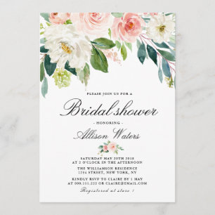 Ätherische Dusche Bridal Einladungskarte Einladung